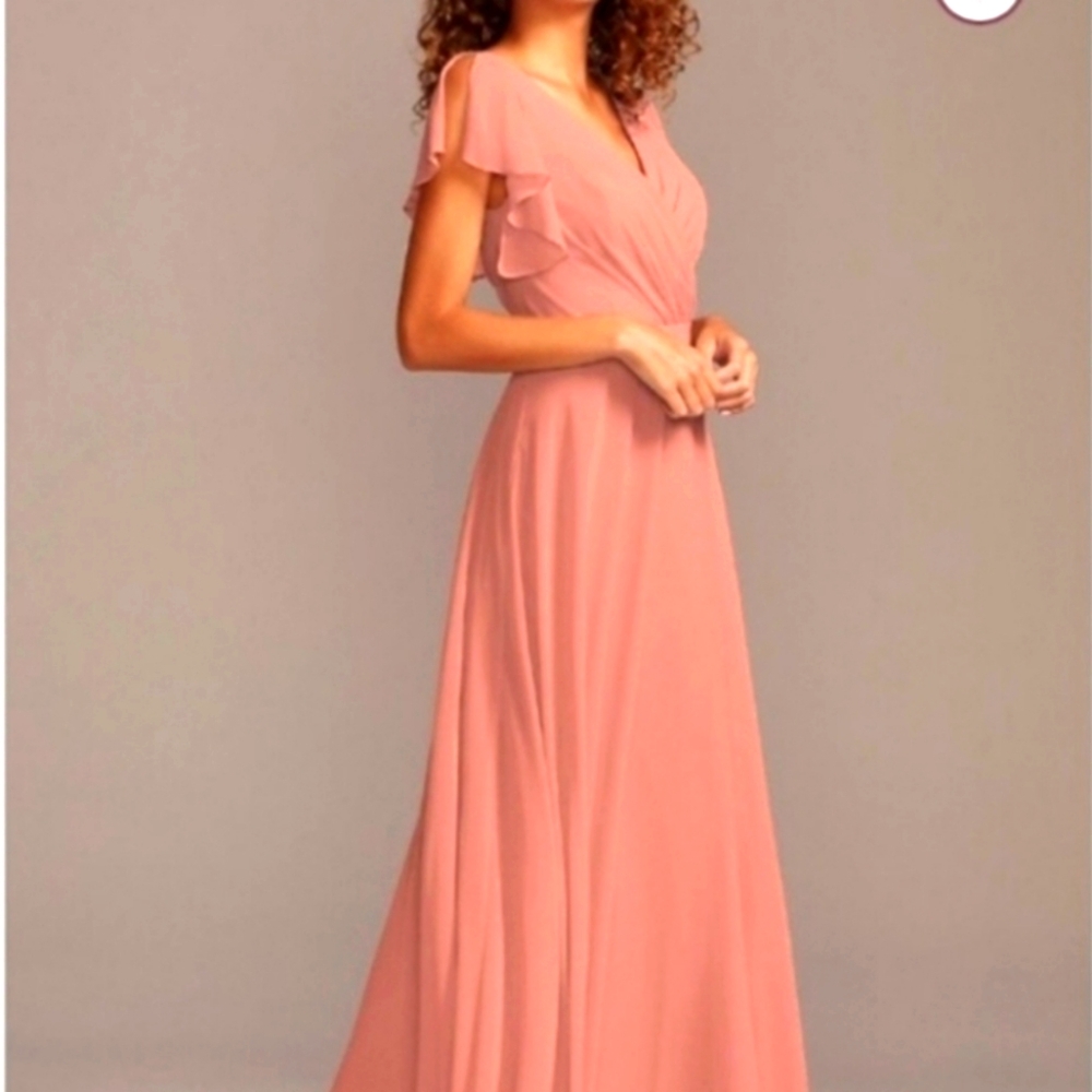 David’s Bridal Celebrate DB Studio Bridesmaid Dress Size 14